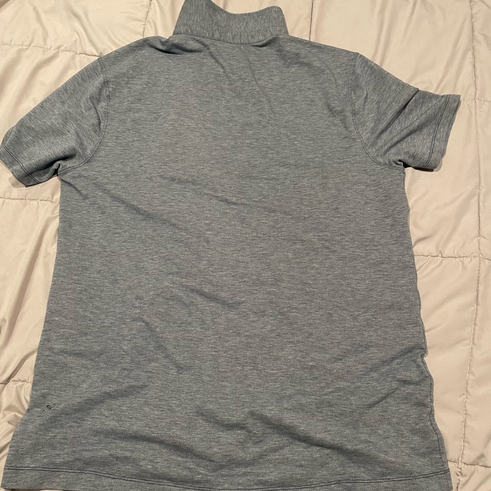 Lululemon men polo blueish grey